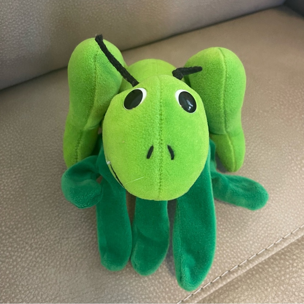 Grasshopper Hand Puppet Green Glove Stuffed Toy Plush Creations Inc.